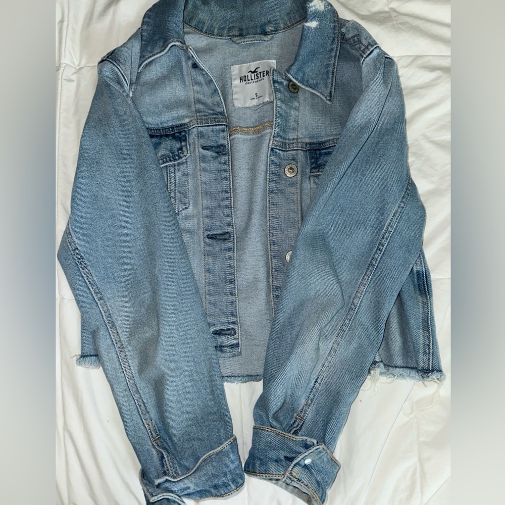 Small sized Hollister denim jacket